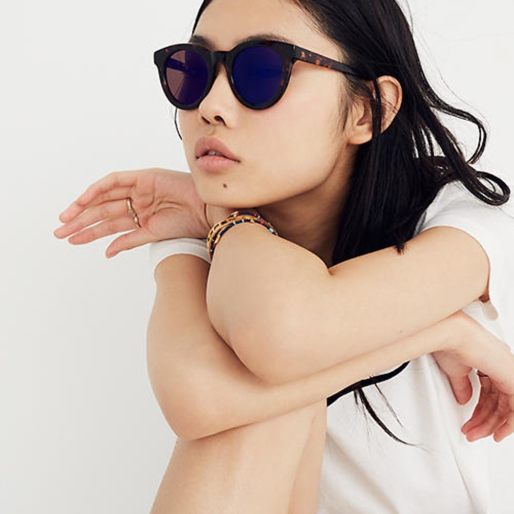 Madewell Halliday Sunglasses in Raisin Tort
